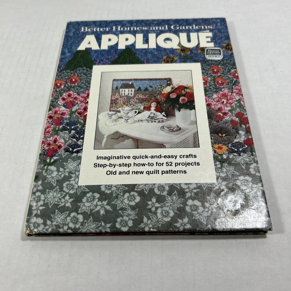 Vintage Better Homes and Gardens Quilt Appliqué‎ 1978 Hardcover used